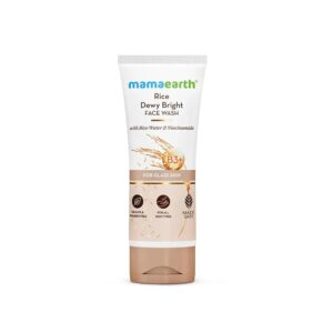 Mamaearth Rice Dewy Bright Face Wash With Rice Water