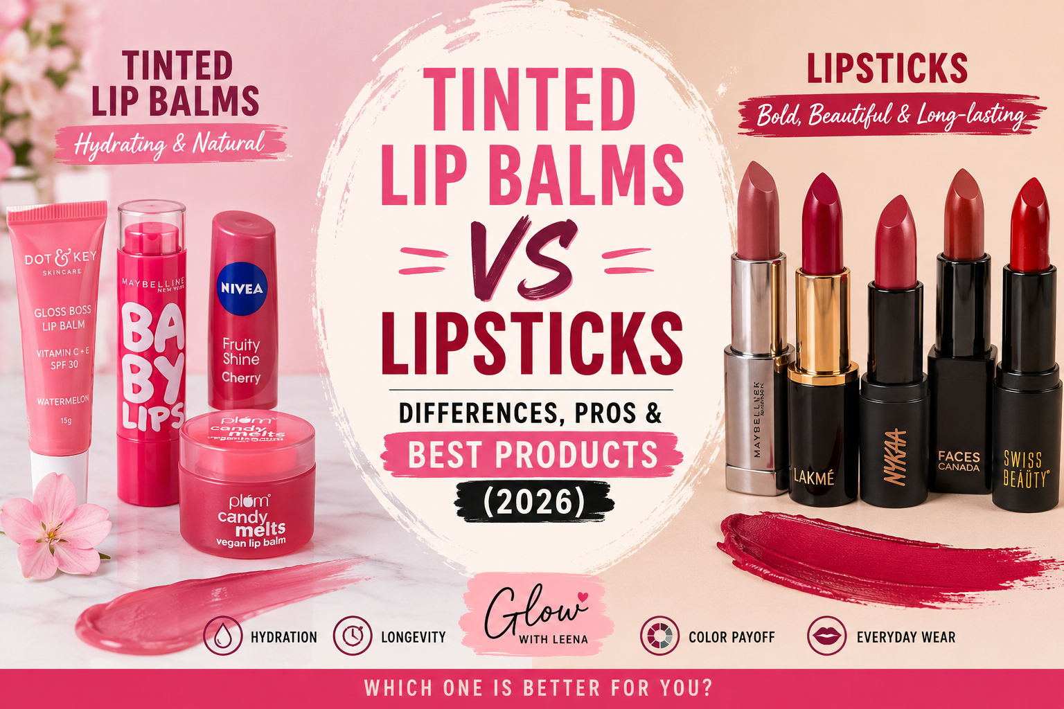 Tinted Lip Balms vs Lipsticks: Which Is Better in 2026?