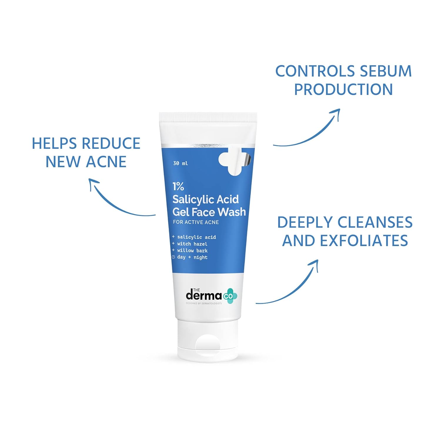 The Derma Co 1% Salicylic Acid Face Wash - Image 2