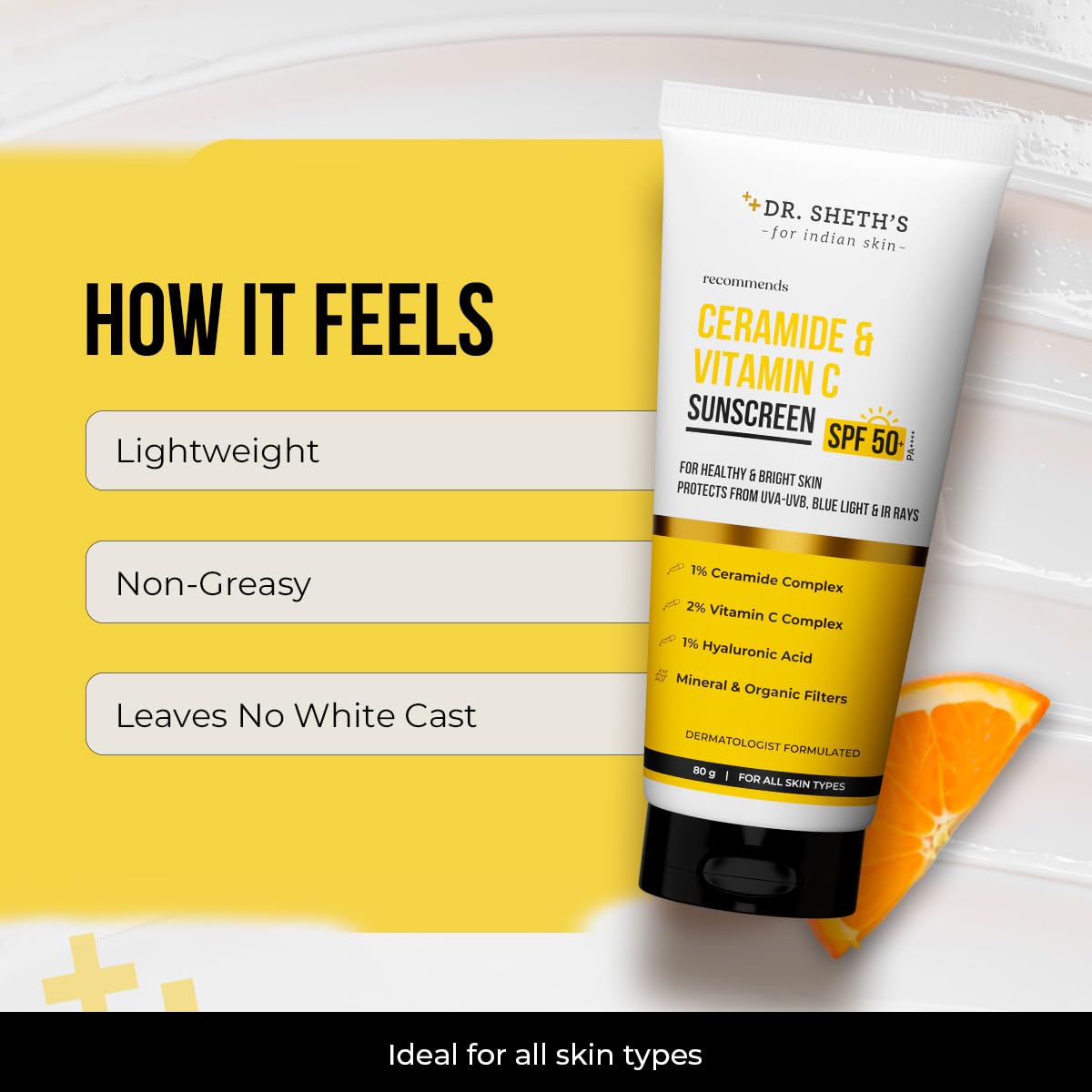 Dr. Sheth’s Ceramide & Vitamin C Sunscreen - Image 3