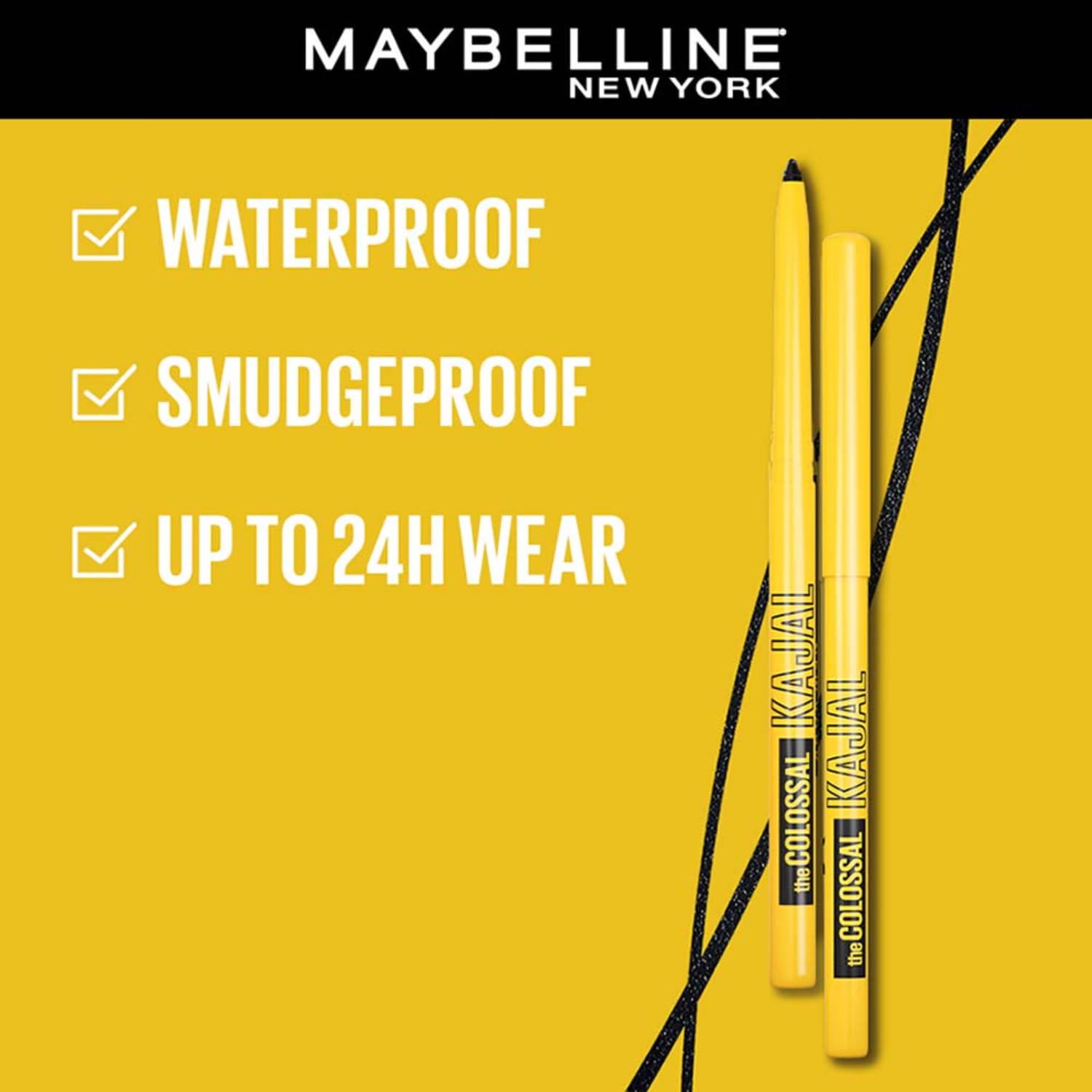 Maybelline New York Kajal, Black - Image 5