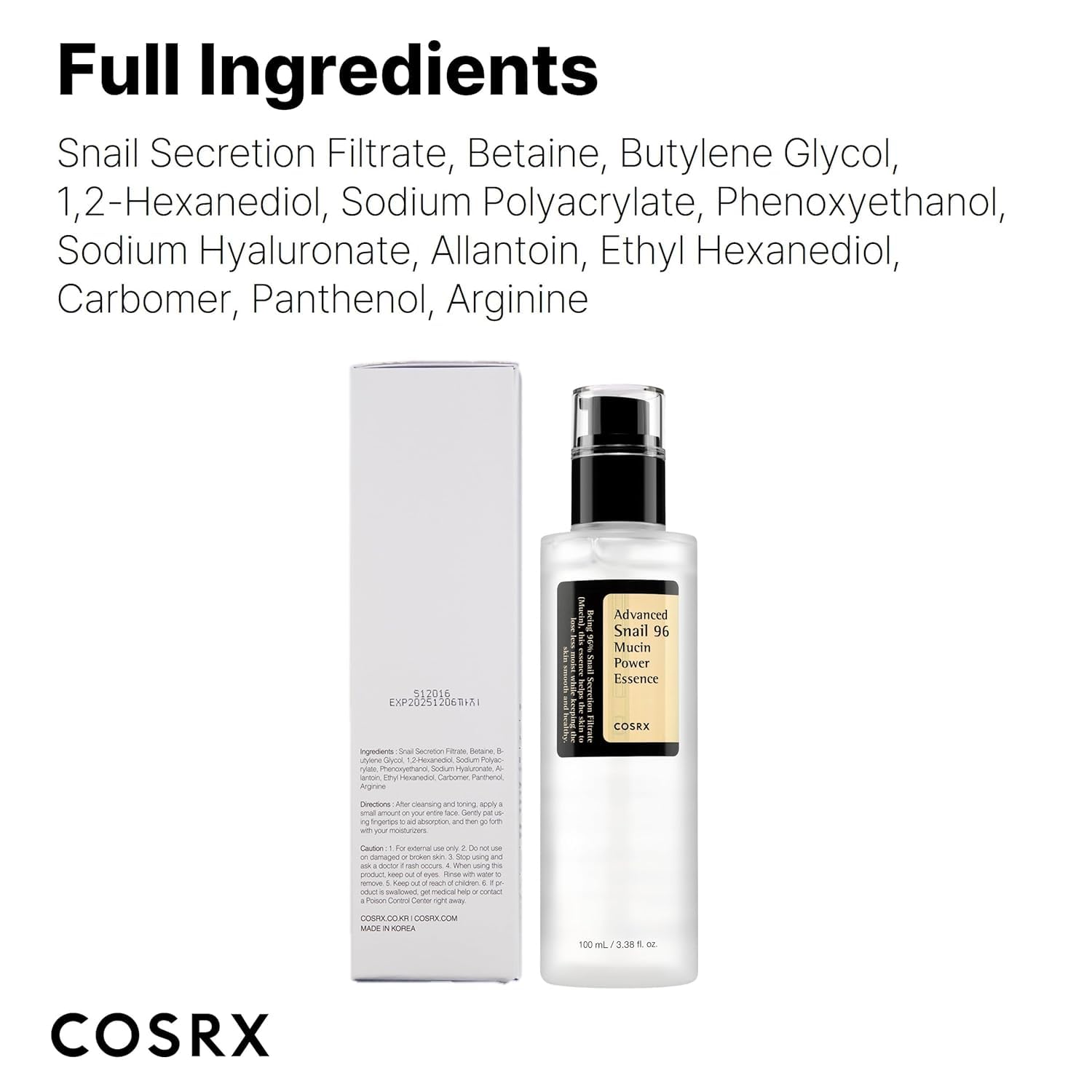 Cosrx Advanced Snail 96 Mucin Power Essence - Image 6