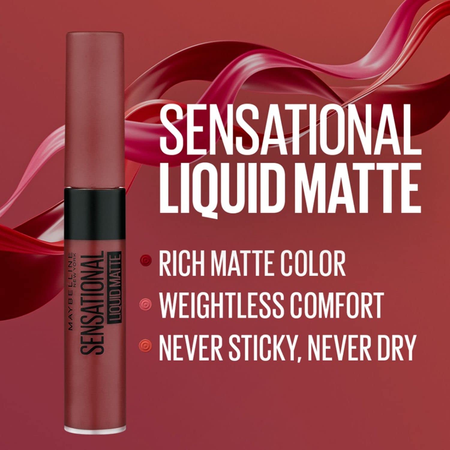 Maybelline Liquid Matte Lipstick(Nude Nuance) - Image 3