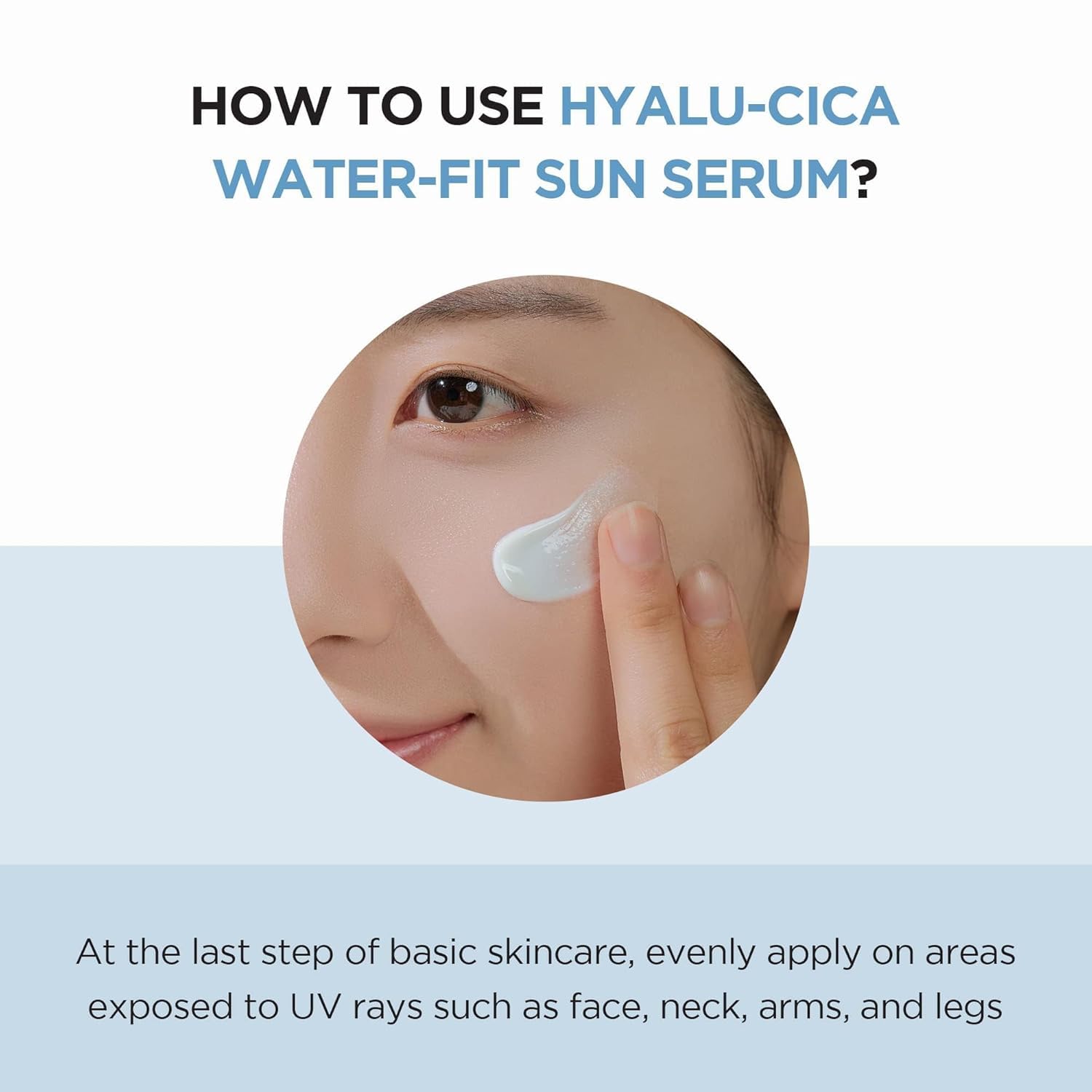 Skin1004 Hyalu-Cica Water-Fit Sun Serum - Image 3