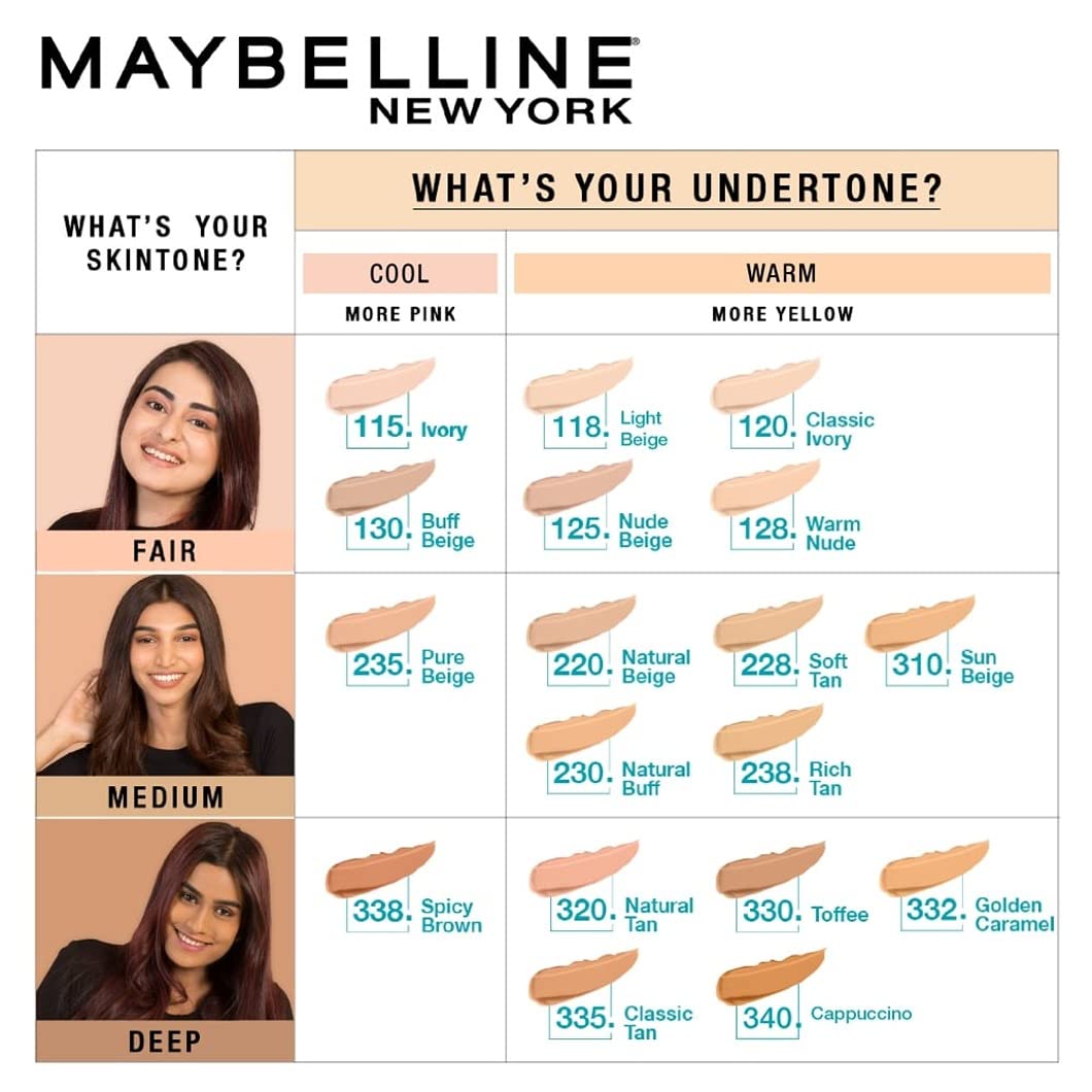 Maybelline New York Liquid Foundation(Warm Nude) - Image 3