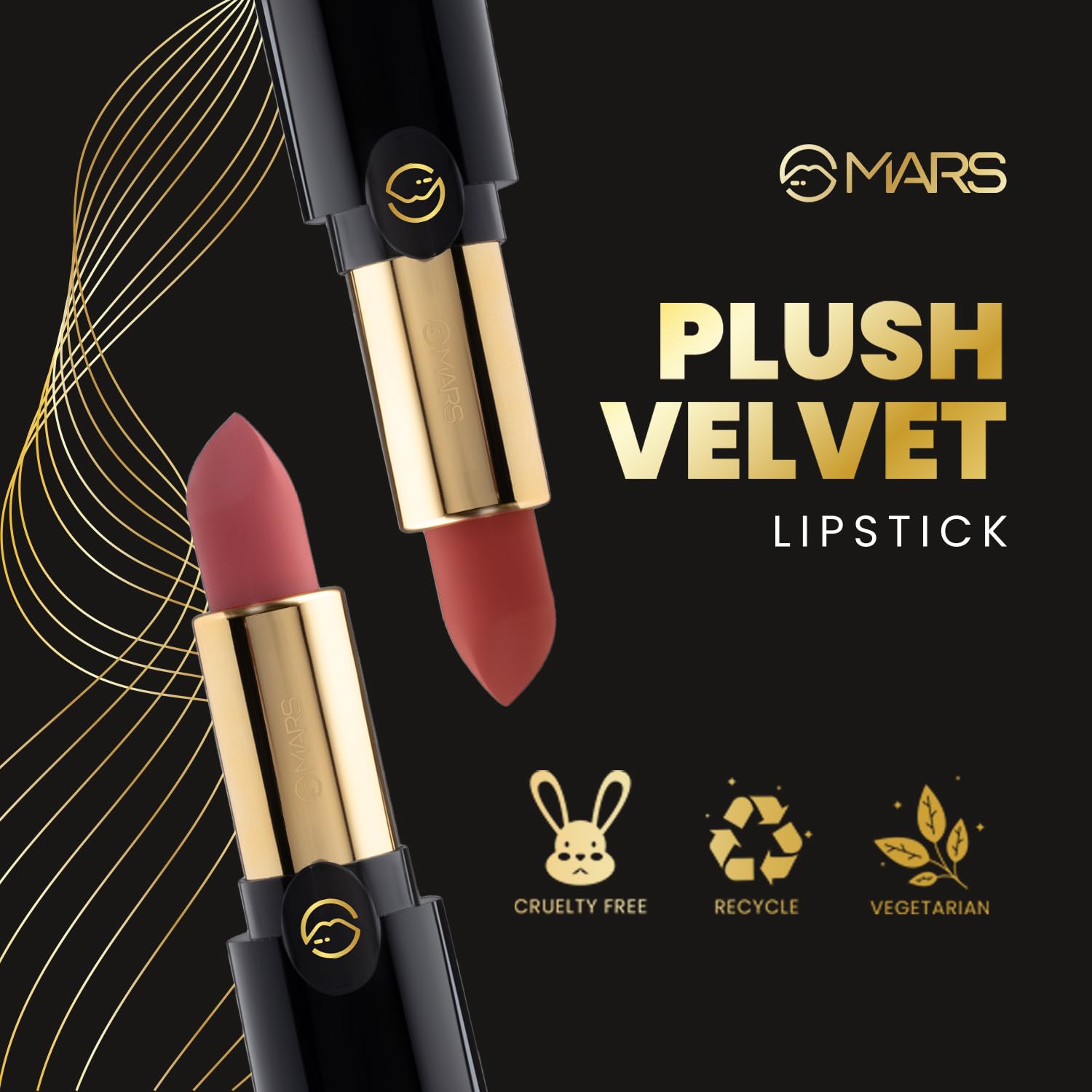 MARS Mauve Mood Matte Lipstick - Image 3