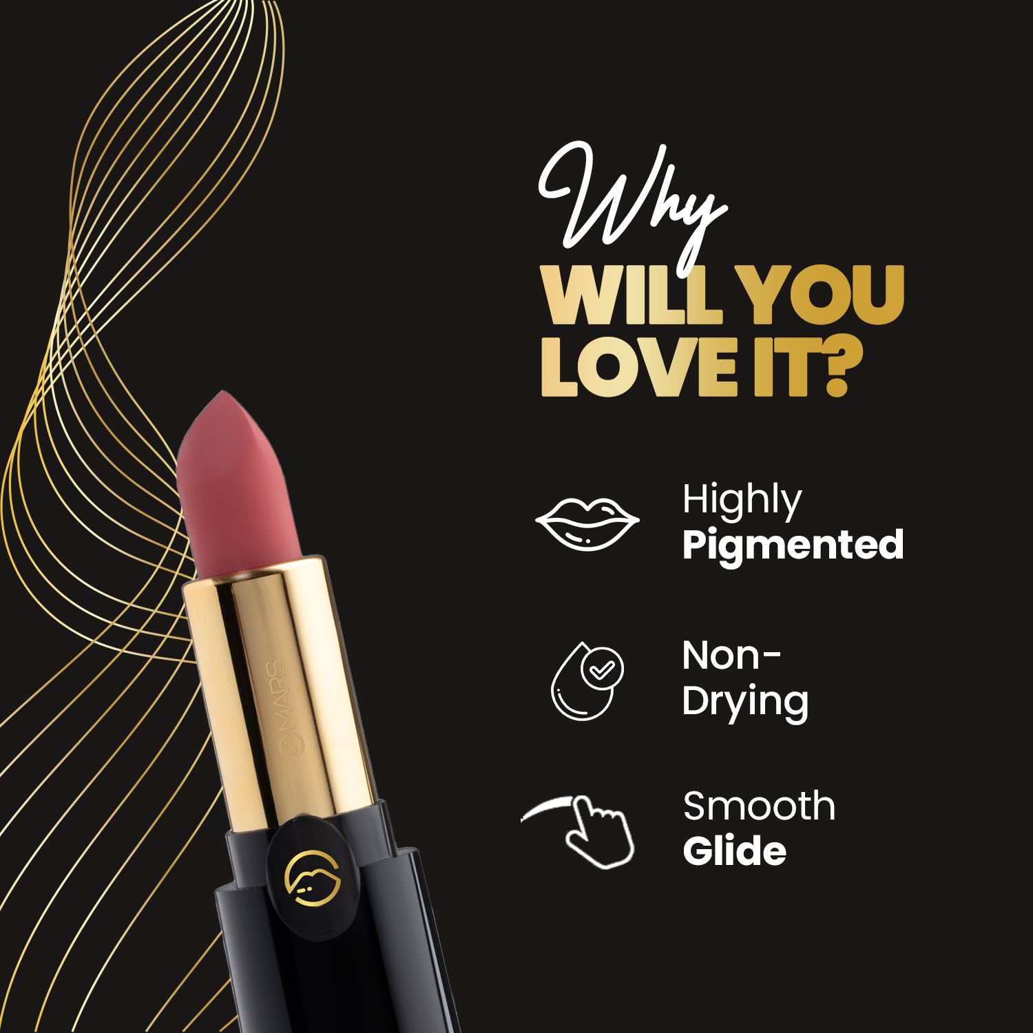 MARS Mauve Mood Matte Lipstick - Image 2
