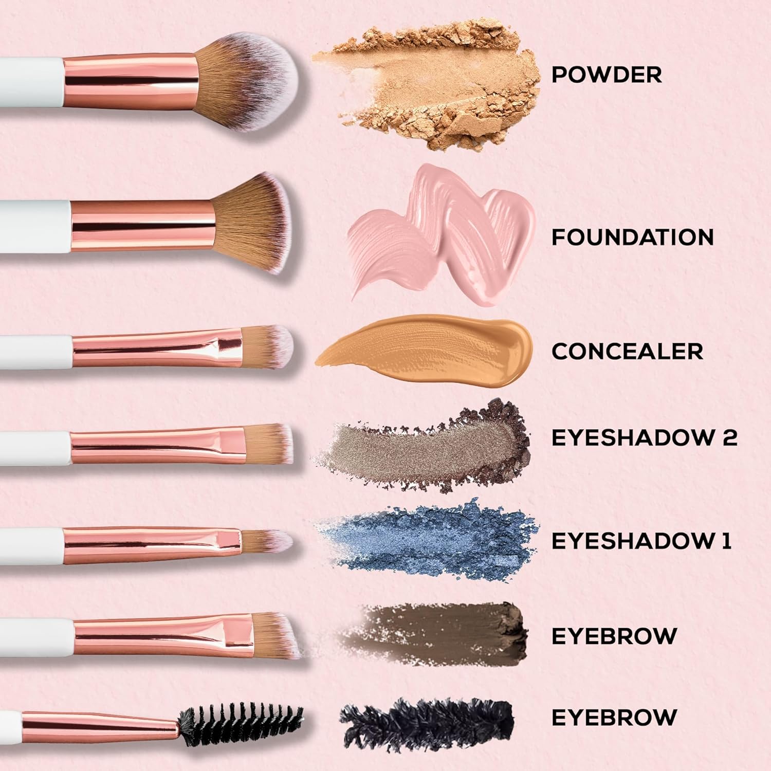 RENEE makeup brushes set - Image 3