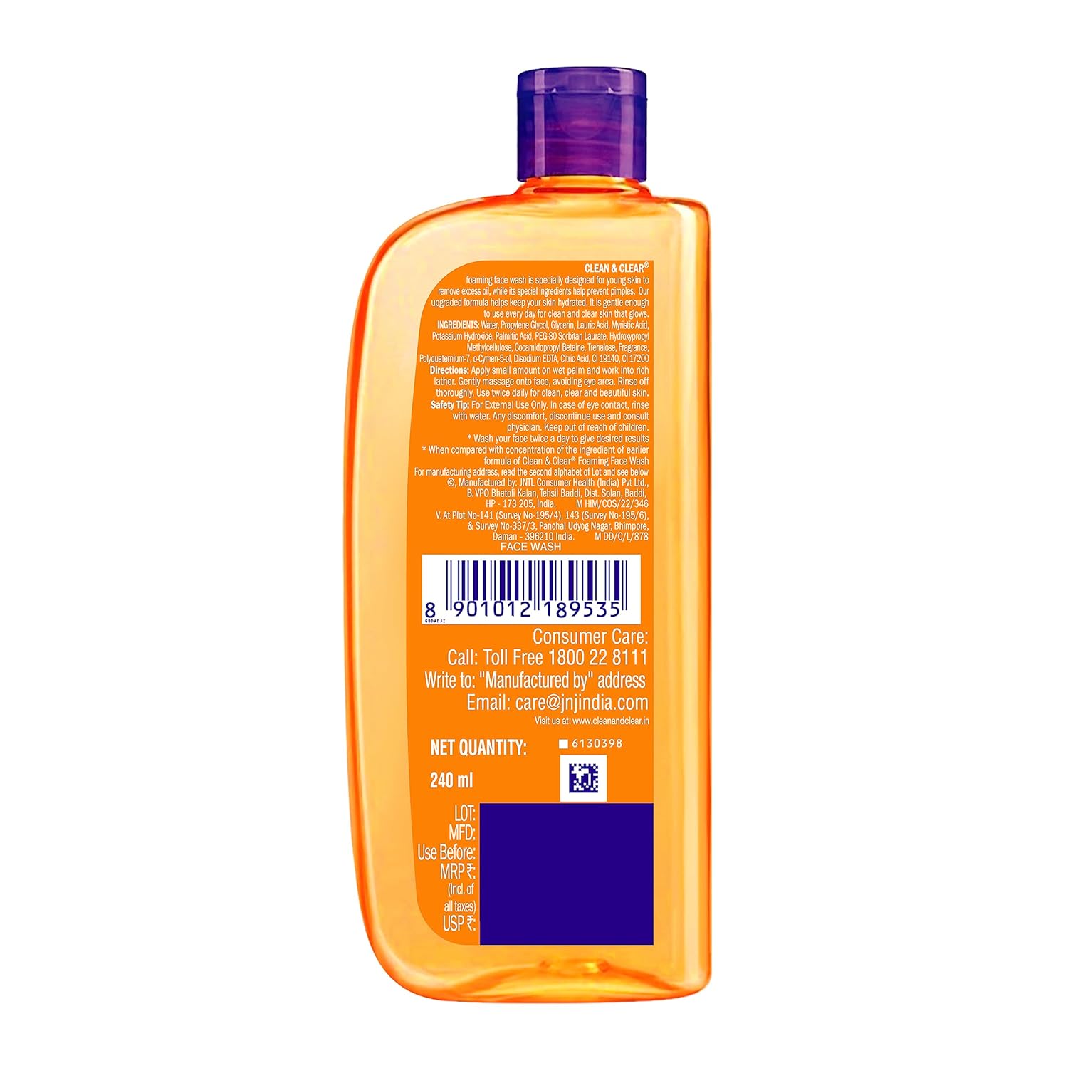 Clean & Clear Foaming Face Wash - Image 2