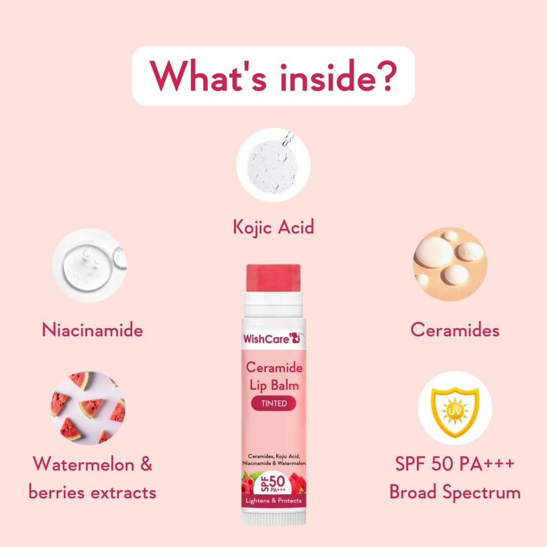 WishCare Tinted Lip Balm SPF 50 PA+++ - Image 4