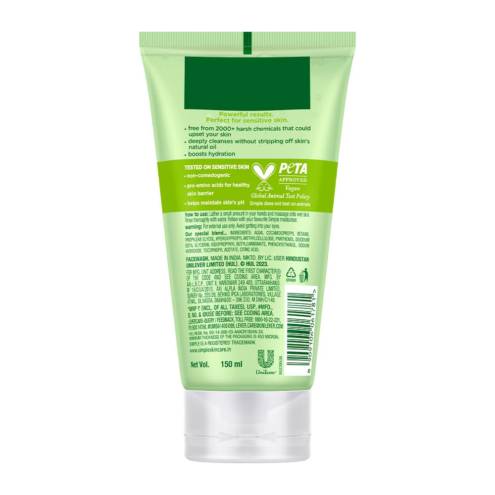 Simple Kind To Skin Refreshing Facial Wash - Image 3