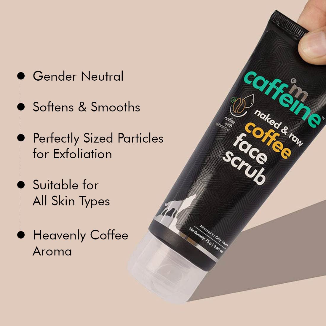 mCaffeine Cappuccino Coffee Face Scrub - Image 4
