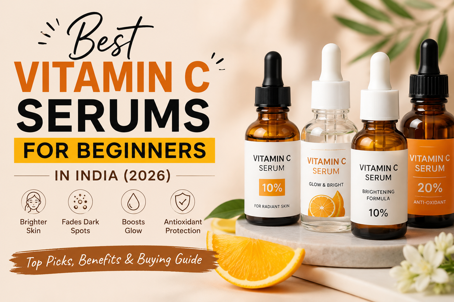Best Vitamin C Serums for Beginners in India (2026)