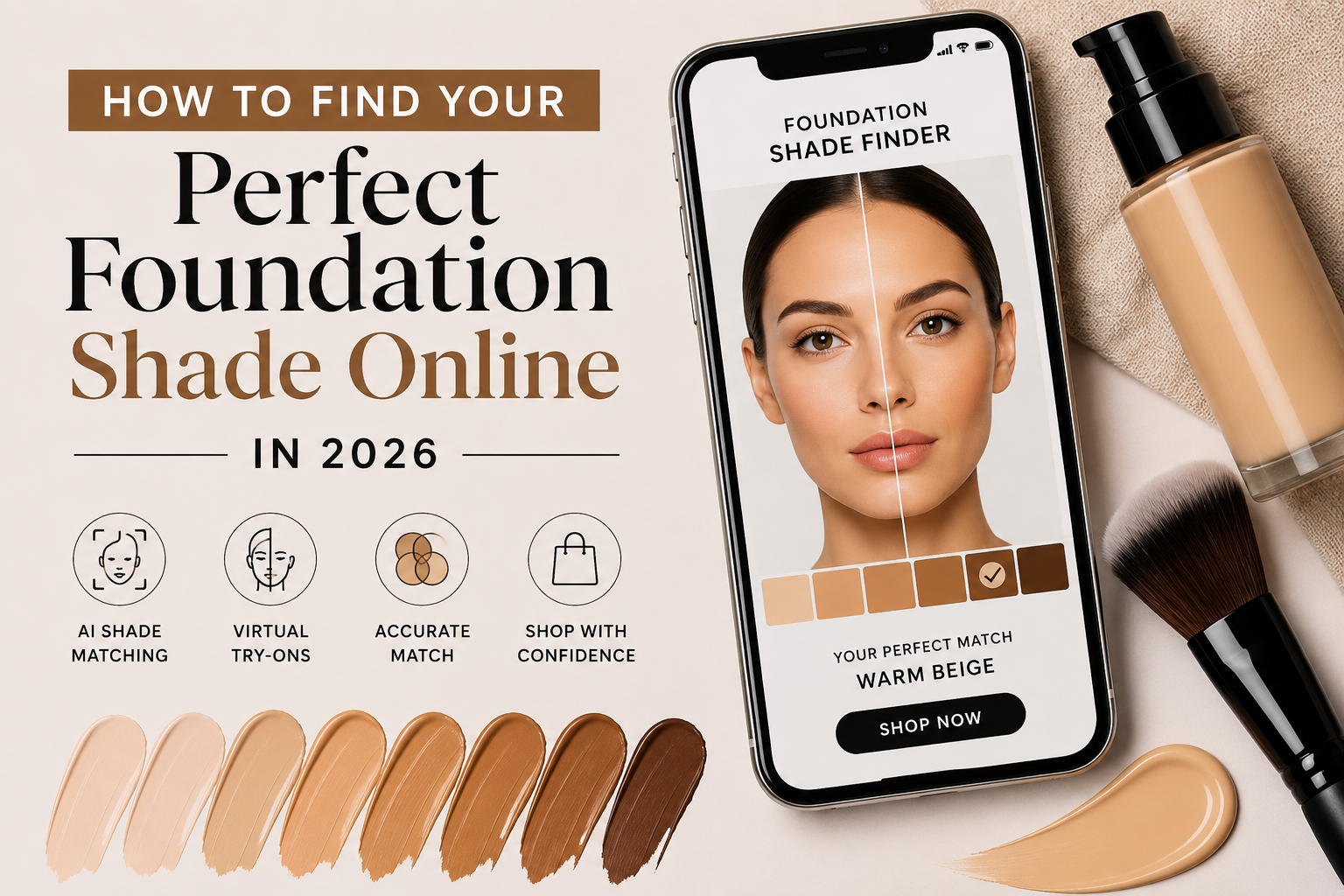 How to Find Your Perfect Foundation Shade Online in 2026