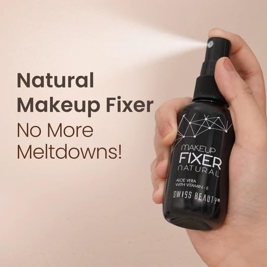 Swiss Beauty Long lasting Misty Finish Professional Makeup Fixer Spray - Image 4