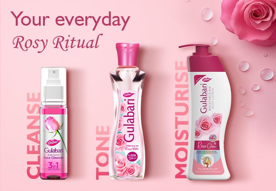 Dabur Gulabari Premium Rose Water/Face Toner - Image 3
