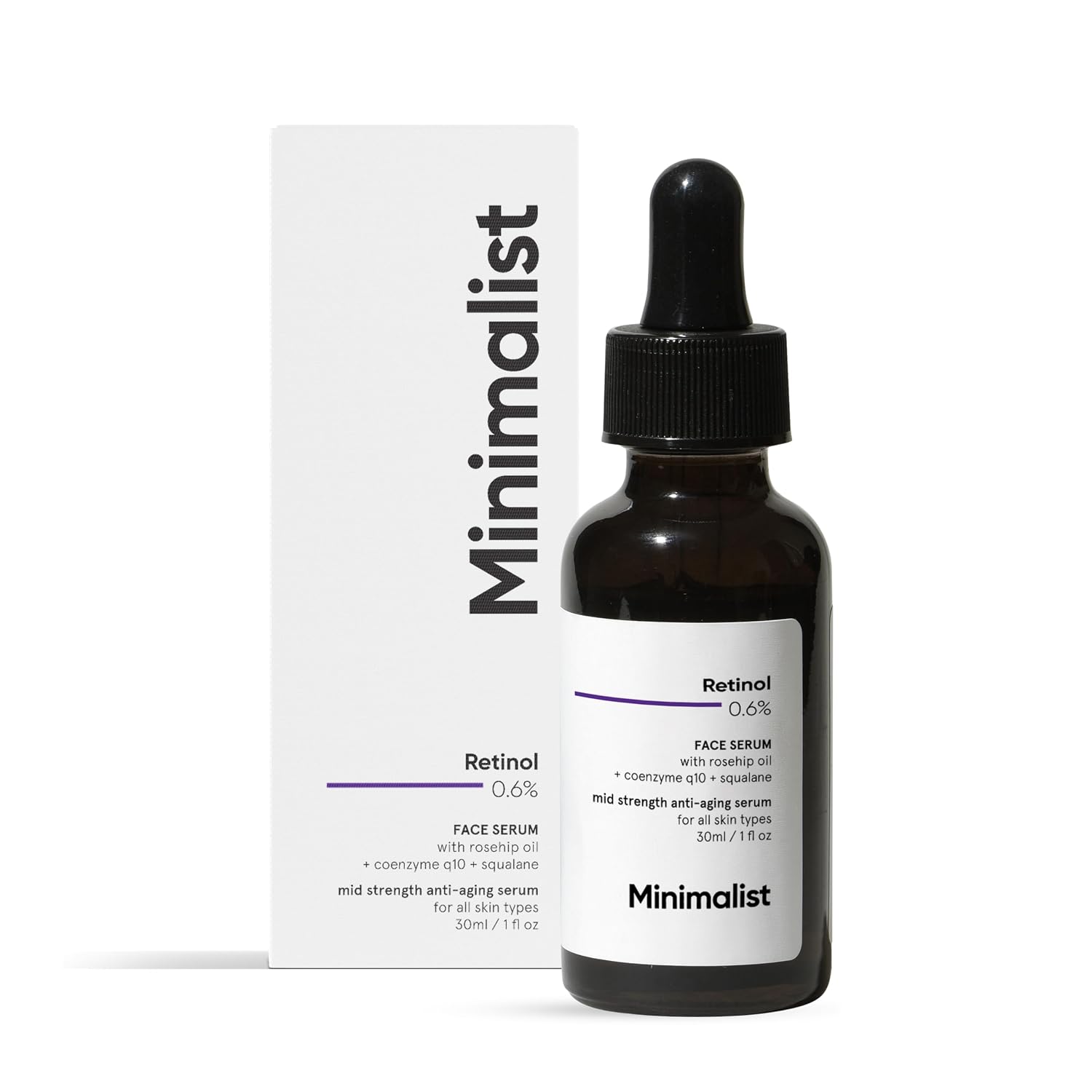 Minimalist Retinol 0.6% Face Serum For Unisex