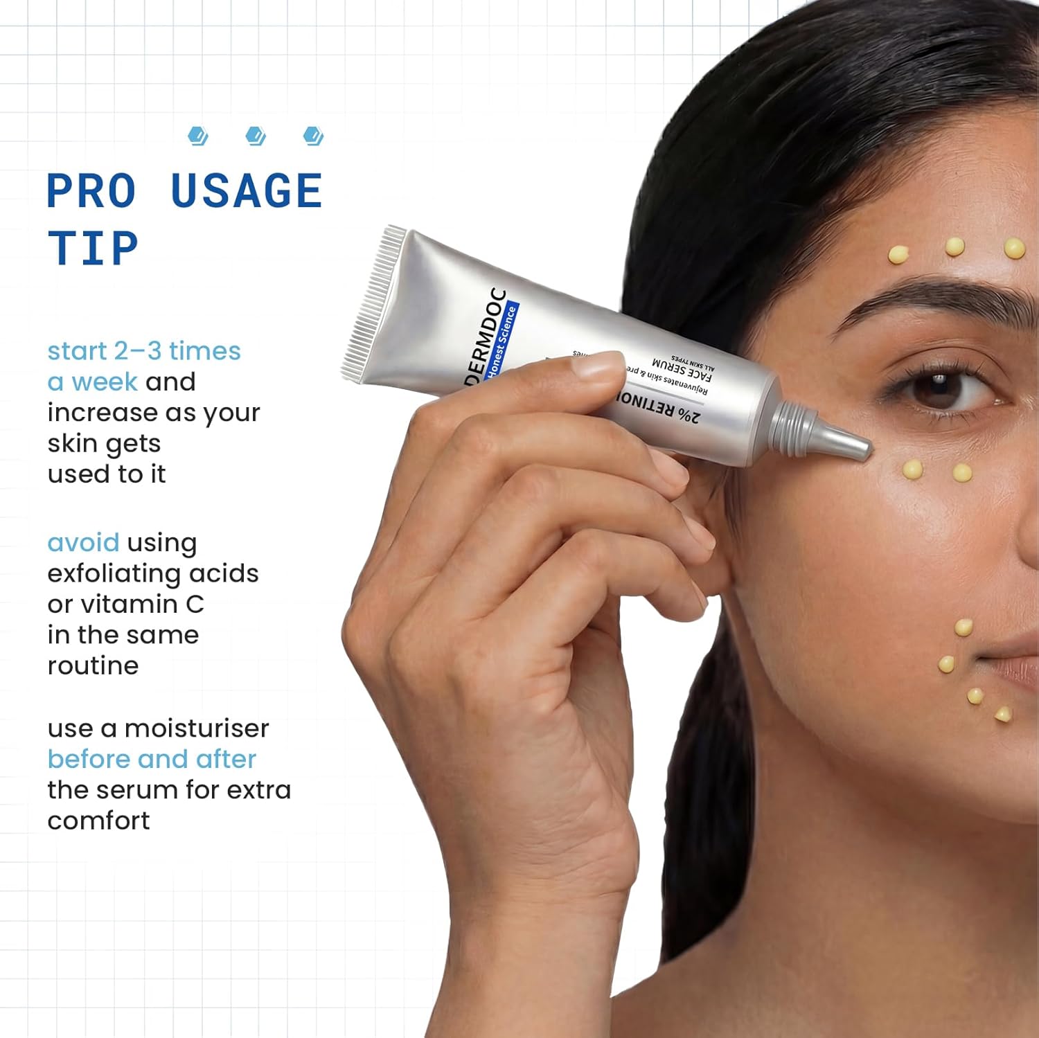 DERMDOC 2% Retinol Face Serum - Image 4