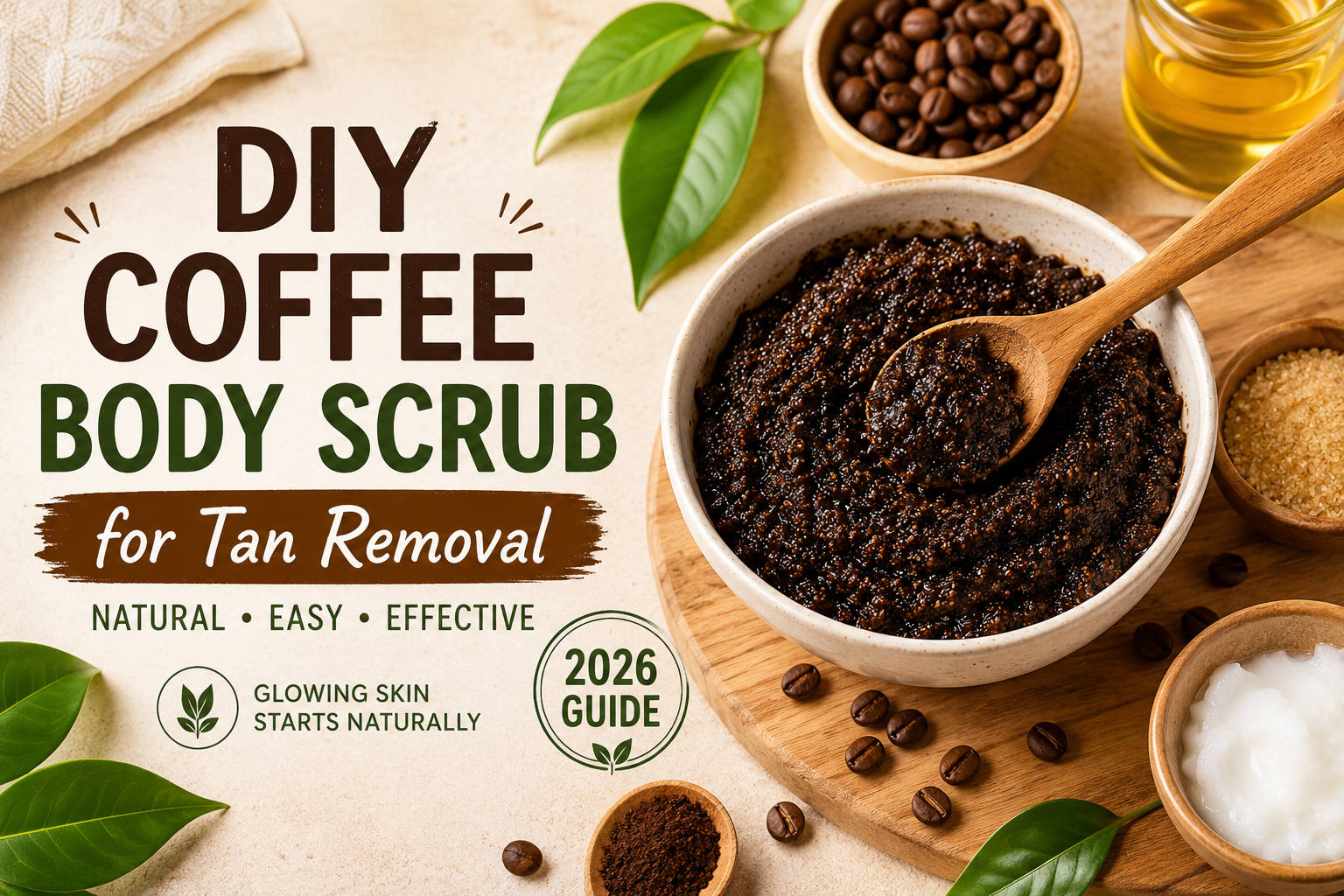 DIY Coffee Body Scrub for Tan Removal at Home (2026 Guide)