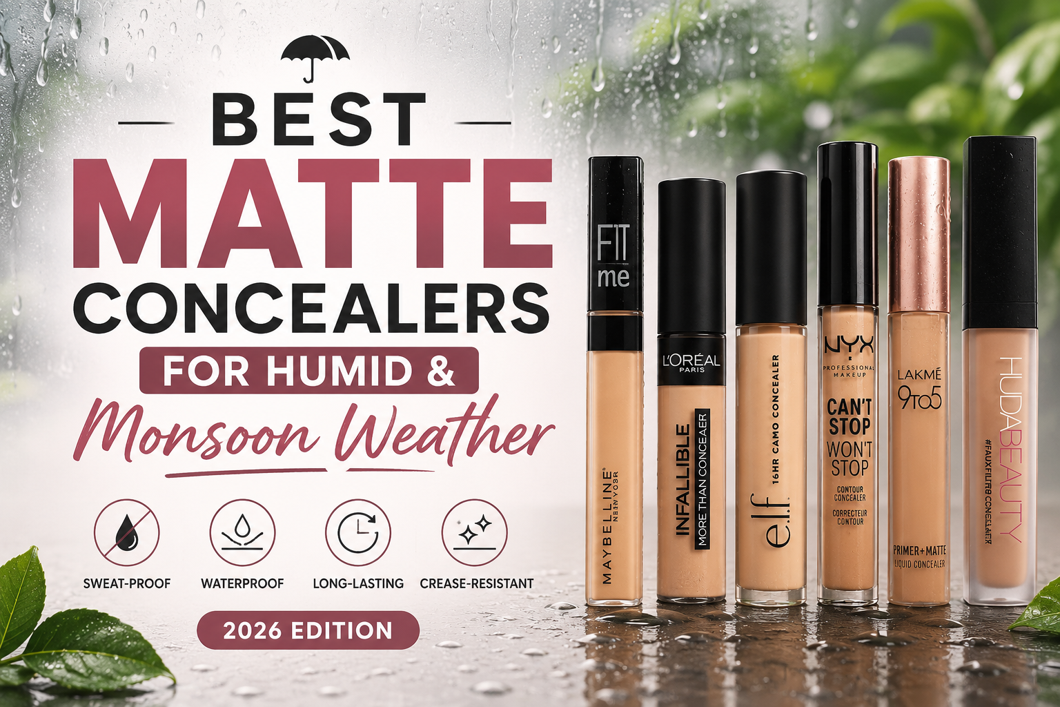 Best Matte Concealers for Humid & Monsoon Weather (2026)