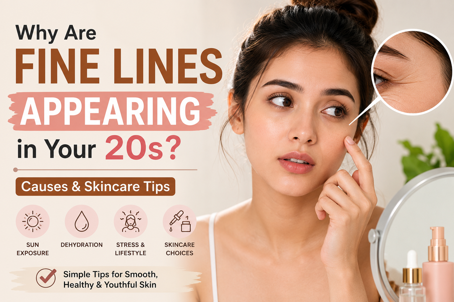 Why Are Fine Lines Appearing in Your 20s?